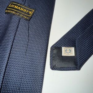 Liemandts Vintage Navy Blue Men's Tie